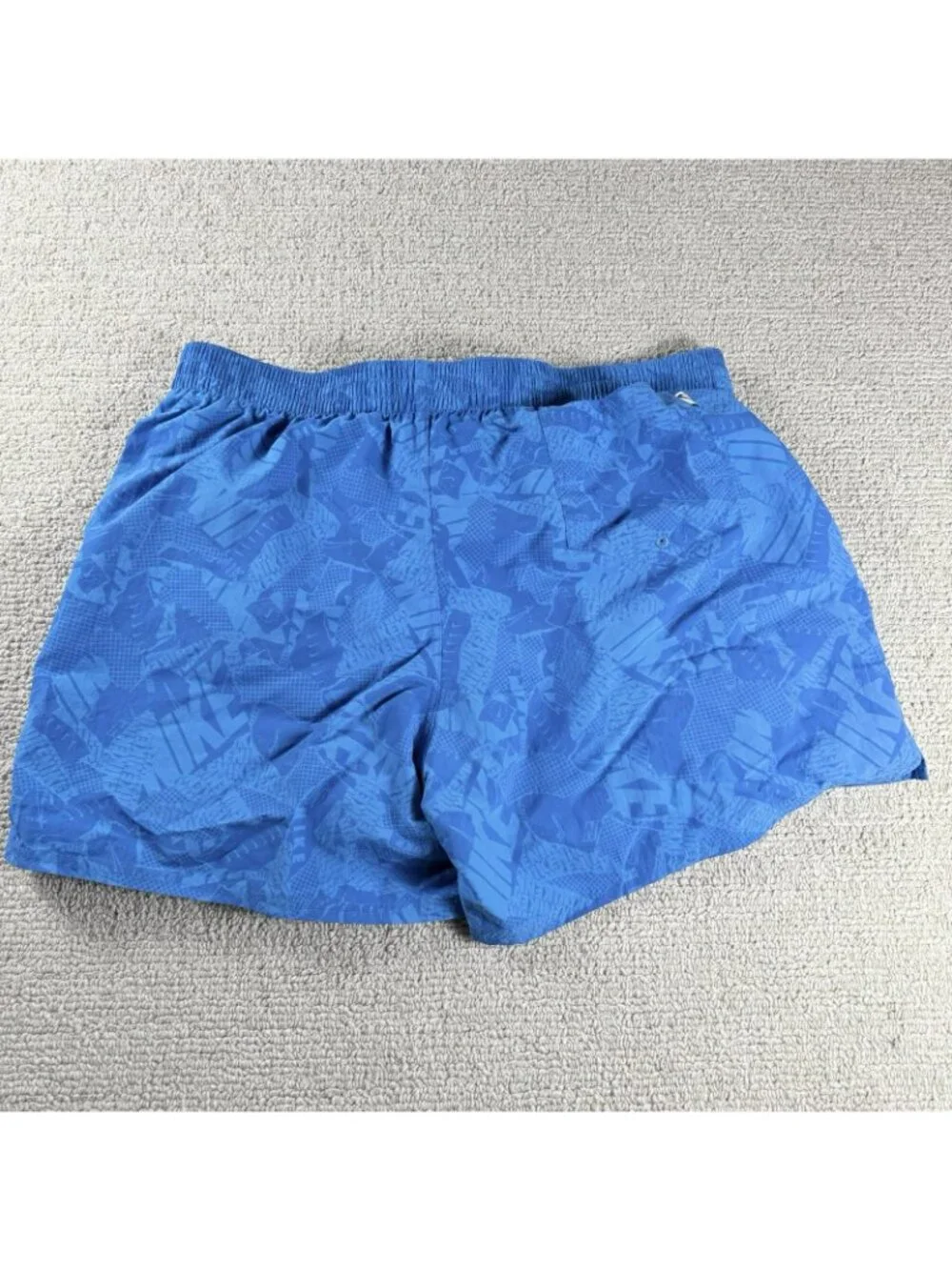 Nike Swim Collage All Over Print AOP Pattern Swim Shorts Blue Men’s Size XXL